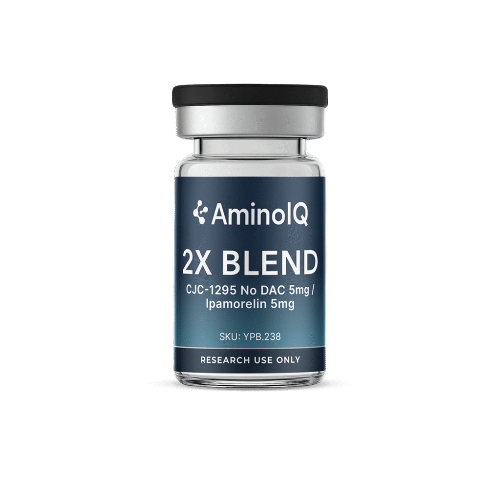 2X Blend CJC-1295 Without DAC (5mg) / Ipamorelin (5mg)